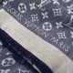 Replica Louis Vuitton Blue Monogram Denim Shawl M71376 Fake Louis Vuitton Blue Monogram Denim Shawl M71376 Replica
