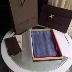 Replica Louis Vuitton  Blue Telling Epi Denim Stole M75763