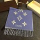 Replica Louis Vuitton  Denim Reykjavik Scarf M75704
