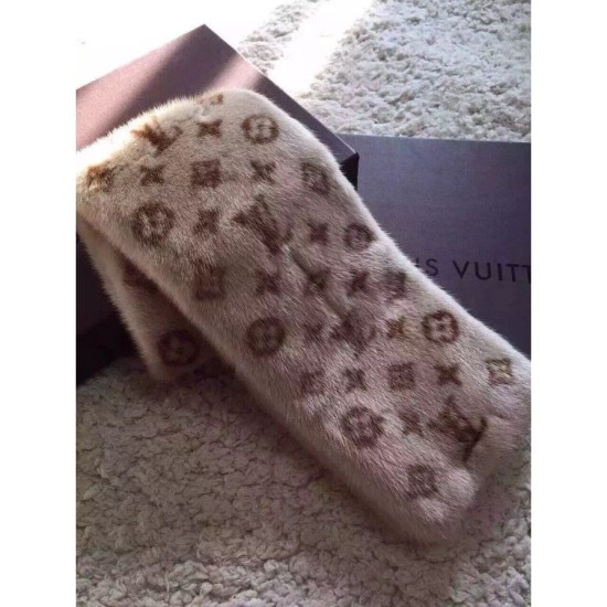 Replica Louis Vuitton  Ecru Monogramink Scarf M75761