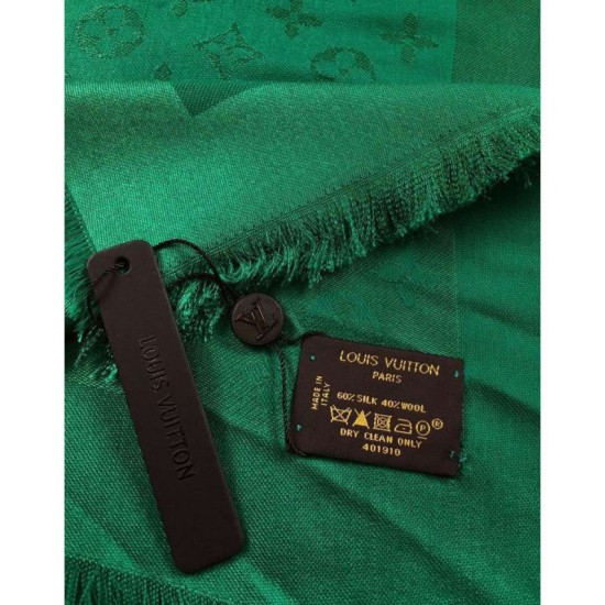 Replica Louis Vuitton Green Monogram Shawl M75498 Replica Louis Vuitton Green Monogram Shawl M75498