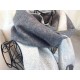 Fake Louis Vuitton  Grey Cardiff Scarf M74205 Replica