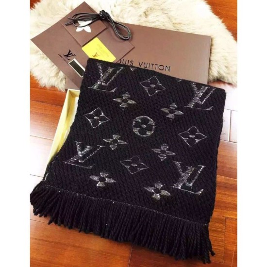 Replica Louis Vuitton Logomania Shine Scarf M75833 Fake Louis Vuitton Logomania Shine Scarf M75833 Replica