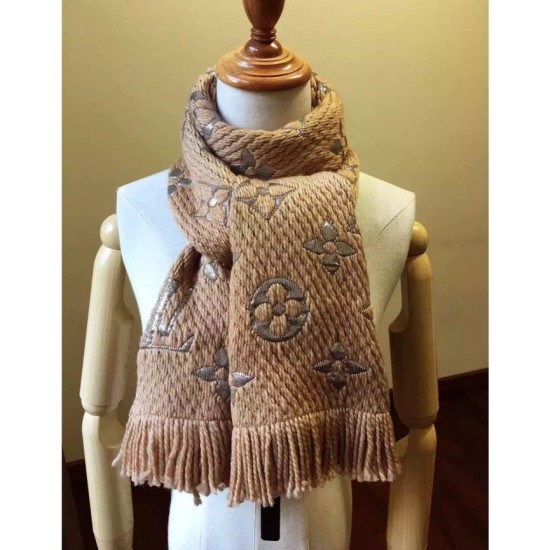 Fake Louis Vuitton Logomania Shine Scarf M75834 Replica Replica Louis Vuitton Logomania Shine Scarf M75834