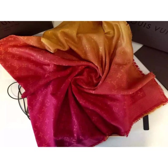 Fake Louis Vuitton Monogram Sunrise Shawl M74012 Replica Replica Louis Vuitton Monogram Sunrise Shawl M74012