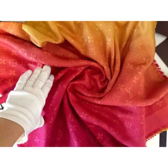 Fake Louis Vuitton Monogram Sunrise Shawl M74012 Replica Replica Louis Vuitton Monogram Sunrise Shawl M74012