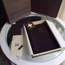 Fake Louis Vuitton  Petit Damier Ebene Canvas Scarf NM M74199 Replica
