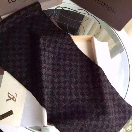 Fake Louis Vuitton  Petit Damier Ebene Canvas Scarf NM M74199 Replica