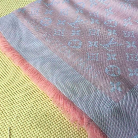 Fake Louis Vuitton Pink Monogram Rainbow Shawl M75749 Replica Fake Louis Vuitton Pink Monogram Rainbow Shawl M75749 Replica