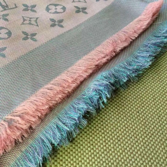 Fake Louis Vuitton Pink Monogram Rainbow Shawl M75749 Replica Fake Louis Vuitton Pink Monogram Rainbow Shawl M75749 Replica