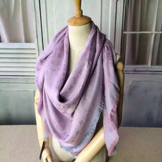 Fake Louis Vuitton Pink Monogram Rainbow Shawl M75749 Replica Fake Louis Vuitton Pink Monogram Rainbow Shawl M75749 Replica