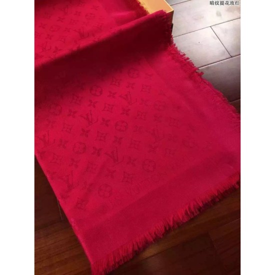 Fake Louis Vuitton Raspberry Monogram Shawl M75499 Replica Fake Louis Vuitton Raspberry Monogram Shawl M75499 Replica