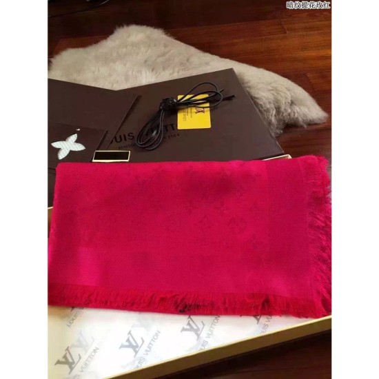 Fake Louis Vuitton Raspberry Monogram Shawl M75499 Replica Fake Louis Vuitton Raspberry Monogram Shawl M75499 Replica
