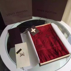 Replica Louis Vuitton  Ruby Logomania Scarf M72432