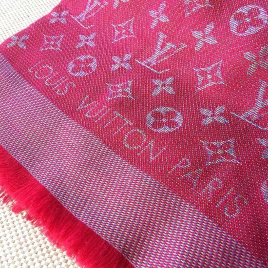 Fake Louis Vuitton Ruby Monogram Rainbow Shawl M75748 Replica Replica Louis Vuitton Ruby Monogram Rainbow Shawl M75748
