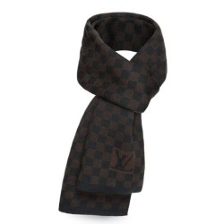 Fake Louis Vuitton  Petit Damier Ebene Canvas Scarf NM M74199 Replica