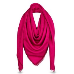 Fake Louis Vuitton  Raspberry Monogram Shawl M75499 Replica