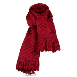 Replica Louis Vuitton  Ruby Logomania Scarf M72432