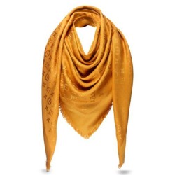 Fake Louis Vuitton  Yellow Monogram Shawl M75084 Replica