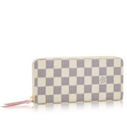 Replica Louis Vuitton  Clemence Wallet Damier Azur Canvas N61264