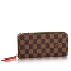 Replica Louis Vuitton  Clemence Wallet Damier Ebene Canvas N60534