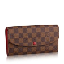 Replica Louis Vuitton  Emilie Wallet Damier Ebene Canvas N63544