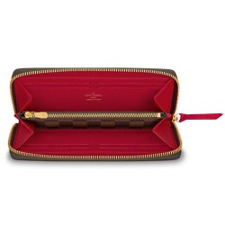 Replica Louis Vuitton  Clemence Wallet Damier Ebene Canvas N60534