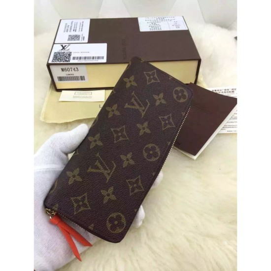 Fake Louis Vuitton Clemence Wallet Monogram M60743 Replica Replica Louis Vuitton Clemence Wallet Monogram M60743