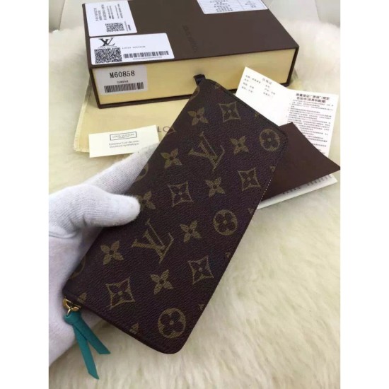Replica Louis Vuitton Clemence Wallet Monogram M60858 Fake Louis Vuitton Clemence Wallet Monogram M60858 Replica