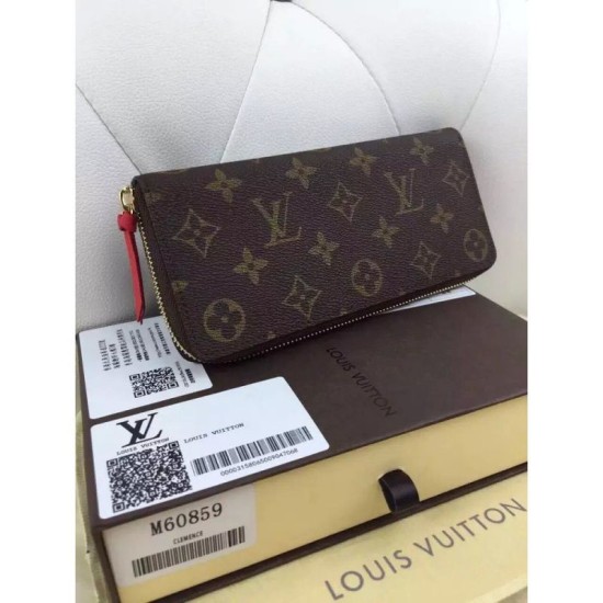 Fake Louis Vuitton Clemence Wallet Monogram M60859 Replica Fake Louis Vuitton Clemence Wallet Monogram M60859 Replica