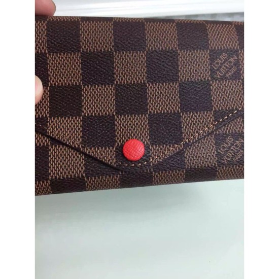 Fake Louis Vuitton Josephine Wallet Damier Ebene Canvas N63543 Replica Replica Louis Vuitton Josephine Wallet Damier Ebene Canvas N63543