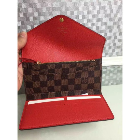 Fake Louis Vuitton Josephine Wallet Damier Ebene Canvas N63543 Replica Replica Louis Vuitton Josephine Wallet Damier Ebene Canvas N63543