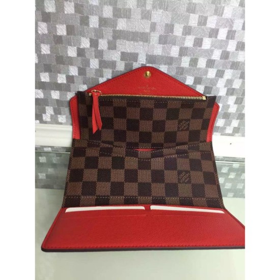 Fake Louis Vuitton Josephine Wallet Damier Ebene Canvas N63543 Replica Replica Louis Vuitton Josephine Wallet Damier Ebene Canvas N63543