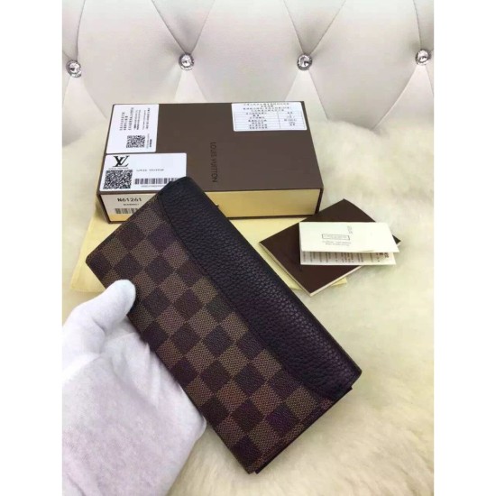 Replica Louis Vuitton Normandy Wallet Damier Ebene Canvas N61261 Replica Louis Vuitton Normandy Wallet Damier Ebene Canvas N61261