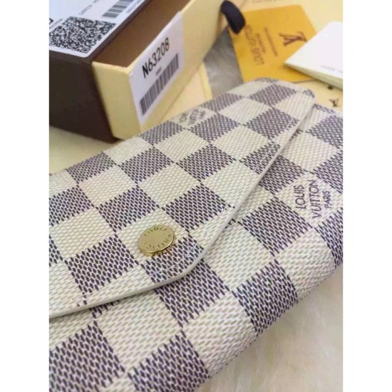 Replica Louis Vuitton Sarah Wallet Damier Azur Canvas N63208 Replica Louis Vuitton Sarah Wallet Damier Azur Canvas N63208