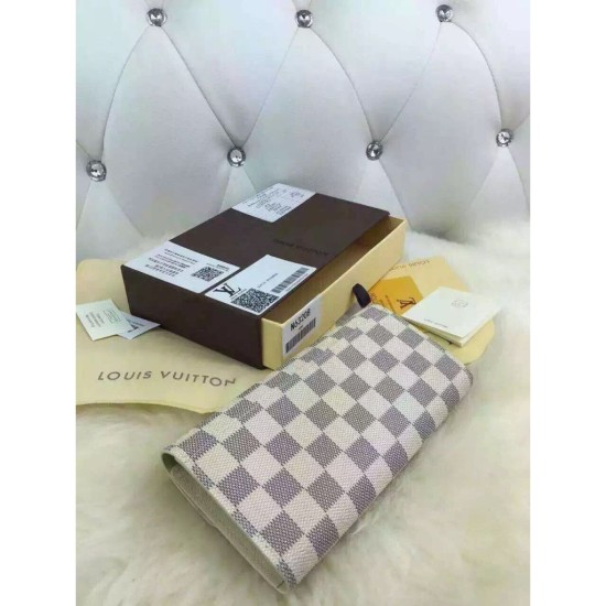 Replica Louis Vuitton Sarah Wallet Damier Azur Canvas N63208 Replica Louis Vuitton Sarah Wallet Damier Azur Canvas N63208