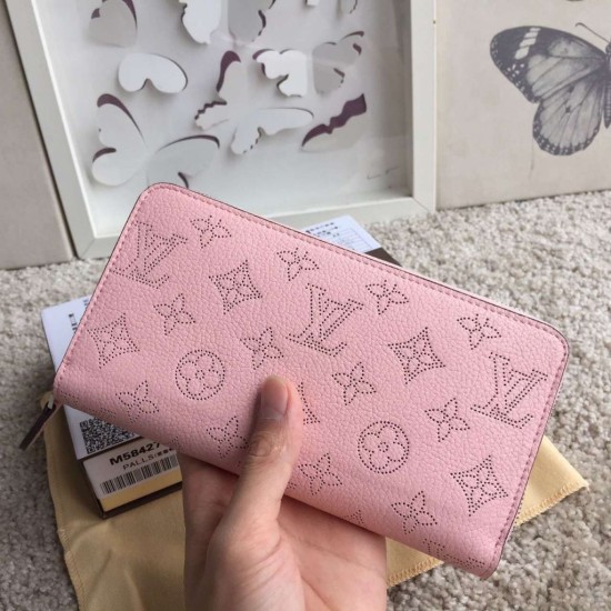 Replica Louis Vuitton  Zippy Wallet Mahina Leather M58429