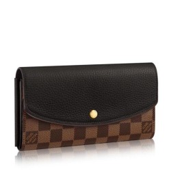 Replica Louis Vuitton  Normandy Wallet Damier Ebene Canvas N61261