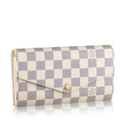 Replica Louis Vuitton  Sarah Wallet Damier Azur Canvas N63208