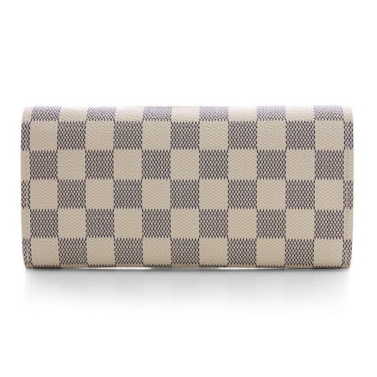 Replica Louis Vuitton  Emilie Wallet Damier Azur Canvas N63021