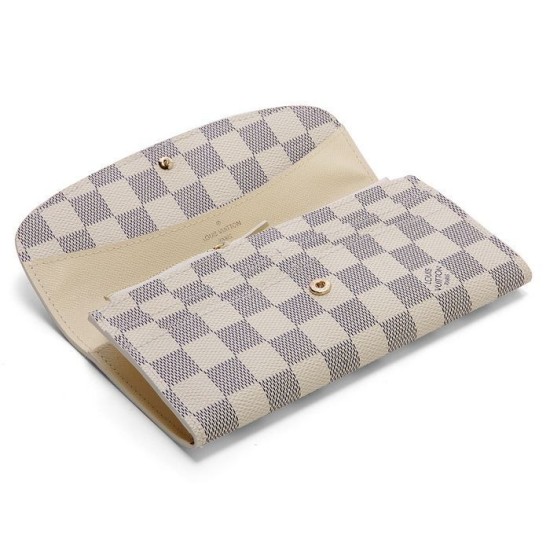Replica Louis Vuitton  Emilie Wallet Damier Azur Canvas N63021