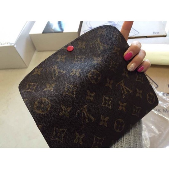Replica Louis Vuitton Emilie Wallet Monogram Canvas M60136 Red Fake Louis Vuitton Emilie Wallet Monogram Canvas M60136 Red Replica