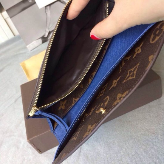 Replica Louis Vuitton Emilie Wallet Monogram Canvas M60138 Blue Replica Louis Vuitton Emilie Wallet Monogram Canvas M60138 Blue