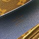 Replica Louis Vuitton Emilie Wallet Monogram Canvas M60138 Blue Replica Louis Vuitton Emilie Wallet Monogram Canvas M60138 Blue