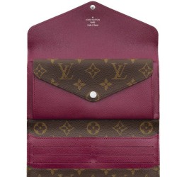 Replica Louis Vuitton  Marie-Lou Long Wallet Monogram And Epi M60498 Fuchsia