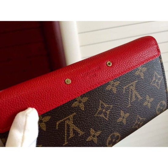Replica Louis Vuitton  Monogram Canvas Pallas Wallet M58414