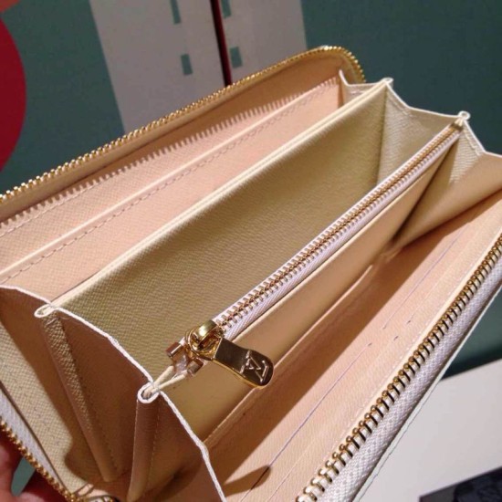 Fake Louis Vuitton Zippy Wallet Damier Azur Canvas Canvas N60019 Replica Replica Louis Vuitton Zippy Wallet Damier Azur Canvas Canvas N60019