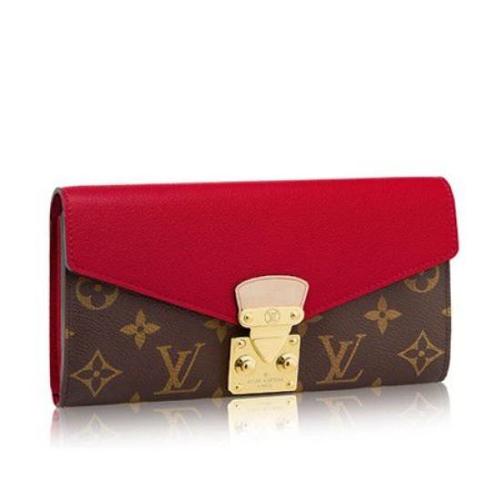 Replica Louis Vuitton  Monogram Canvas Pallas Wallet M58414