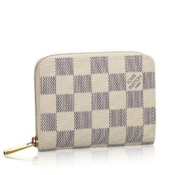 Fake Louis Vuitton  Zippy Coin Purse Damier Azur Canvas Canvas N63069 Replica