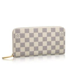 Replica Louis Vuitton  Zippy Wallet Damier Azur Canvas Canvas N60019